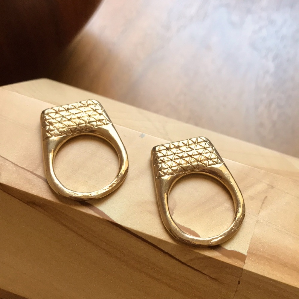 8/25 LAST DAY📦 Dream Collective Gold Plated Giza Rings - 6 - by Kathryn Bentley